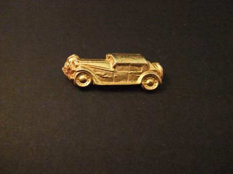 Bugatti. Model 46 Weymann Sportsman Saloon.1929-1933,goudkleurig